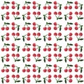 Summer cherry print for fabrics and textiles and packaging and wrapping paper and hobbies and kids