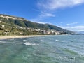 Summer cityscape of Vlore town. Adriatic sea, Albania.