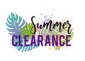 Summer clearance botanical design