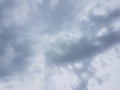 Summer cloudscape blue sky with clouds cloudy atmosphere natural empty blank background Royalty Free Stock Photo