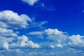 Summer Cloudy Blue Sky Royalty Free Stock Photo