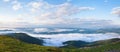 Summer cloudy mountain landscape Royalty Free Stock Photo