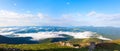 Summer cloudy mountain landscape Royalty Free Stock Photo