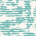 Aegean teal broken stripe seamless background with grunge wave texture. Summer coastal living style rustic grunge home