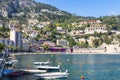 Summer coastline in Villefranche-sur-Mer, City of Nice, France Royalty Free Stock Photo