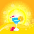 Summer Cocktail Royalty Free Stock Photo