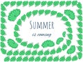 Summer Is Coming - Green Shells Frame