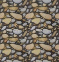 Seamless Pebble background Hand drawn sketch