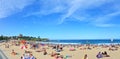 Summer at Coogee Beach, Sydney, Australia. Royalty Free Stock Photo