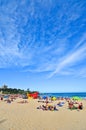 Summer at Coogee Beach, Sydney, Australia. Royalty Free Stock Photo