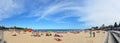 Summer at Coogee Beach, Sydney, Australia. Royalty Free Stock Photo