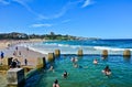 Summer at Coogee Beach, Sydney, Australia. Royalty Free Stock Photo