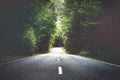 Summer Country Road With Trees Beside Concept Royalty Free Stock Photo