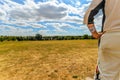 Summer Cricket - Blakesley - UK Royalty Free Stock Photo