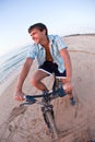 Summer cyclist Royalty Free Stock Photo