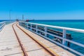 Summer day at Busselton jetty in Australia Royalty Free Stock Photo