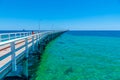 Summer day at Busselton jetty in Australia Royalty Free Stock Photo