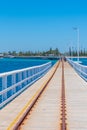 Summer day at Busselton jetty in Australia Royalty Free Stock Photo
