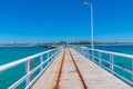 Summer day at Busselton jetty in Australia Royalty Free Stock Photo