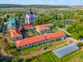 Summer day at Curchi monastery in Moldova Royalty Free Stock Photo