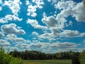 Little fluffy clouds Royalty Free Stock Photo