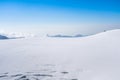 Summer day on the glacier of Zermatt, Switzerland Royalty Free Stock Photo