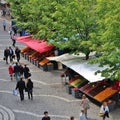 Summer day at HÃÂ¶torget Royalty Free Stock Photo