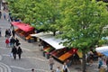 Summer day at HÃÂ¶torget Royalty Free Stock Photo