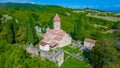 Summer day at Ikalto Monastery in Georgia