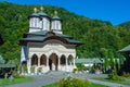 Summer day at Lainici Monastery in Romania