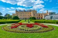 Summer day at Lednice chateau in Czech republic Royalty Free Stock Photo