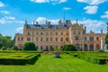 Summer day at Lednice chateau in Czech republic Royalty Free Stock Photo