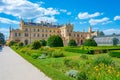 Summer day at Lednice chateau in Czech republic Royalty Free Stock Photo