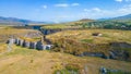 Summer day at Lori castle in Armenia