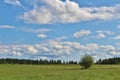 Summer day in Norrbotten Royalty Free Stock Photo