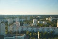 Summer day panorama of Minsk, Belarus Royalty Free Stock Photo