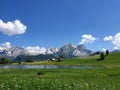 Summer day at the Schwendisee, Toggenburg, Switzerland Royalty Free Stock Photo