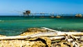 Italian seaside in a summer day Royalty Free Stock Photo