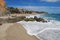 Summer day at Victoria Beach, Laguna Beach, California Royalty Free Stock Photo