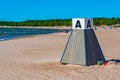 Summer day on Yyteri beach in Finland Royalty Free Stock Photo