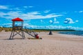 Summer day on Yyteri beach in Finland Royalty Free Stock Photo