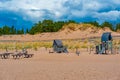 Summer day on Yyteri beach in Finland Royalty Free Stock Photo