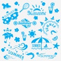 Summer decorative elements