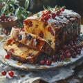 Summer Delight Refreshing Fruity Fruitcake