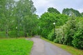 Summer in Dendrology garden in Pereslavl-Zalessky city