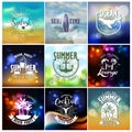 Summer Designs on tropical, beach, night life backgrounds