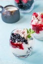 Summer dessert Eton Mess