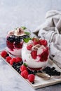 Summer dessert Eton Mess