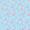 Summer ditsy small motifs seamless pattern design Royalty Free Stock Photo