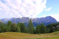 Summer dolomites mountains landscape. Italian alps